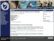 Tablet Screenshot of breitensport.sv-millingen.de